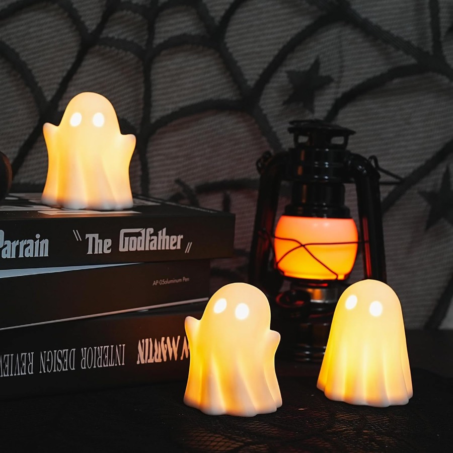 Bedroom Lighting Decor Ideas - 3 Pack Cute Ghost Light Up