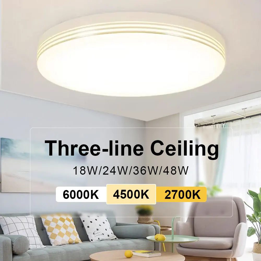 Decor Lighting Online - Bedroom LED Ceiling Lamp Ultra-thin Round/Square