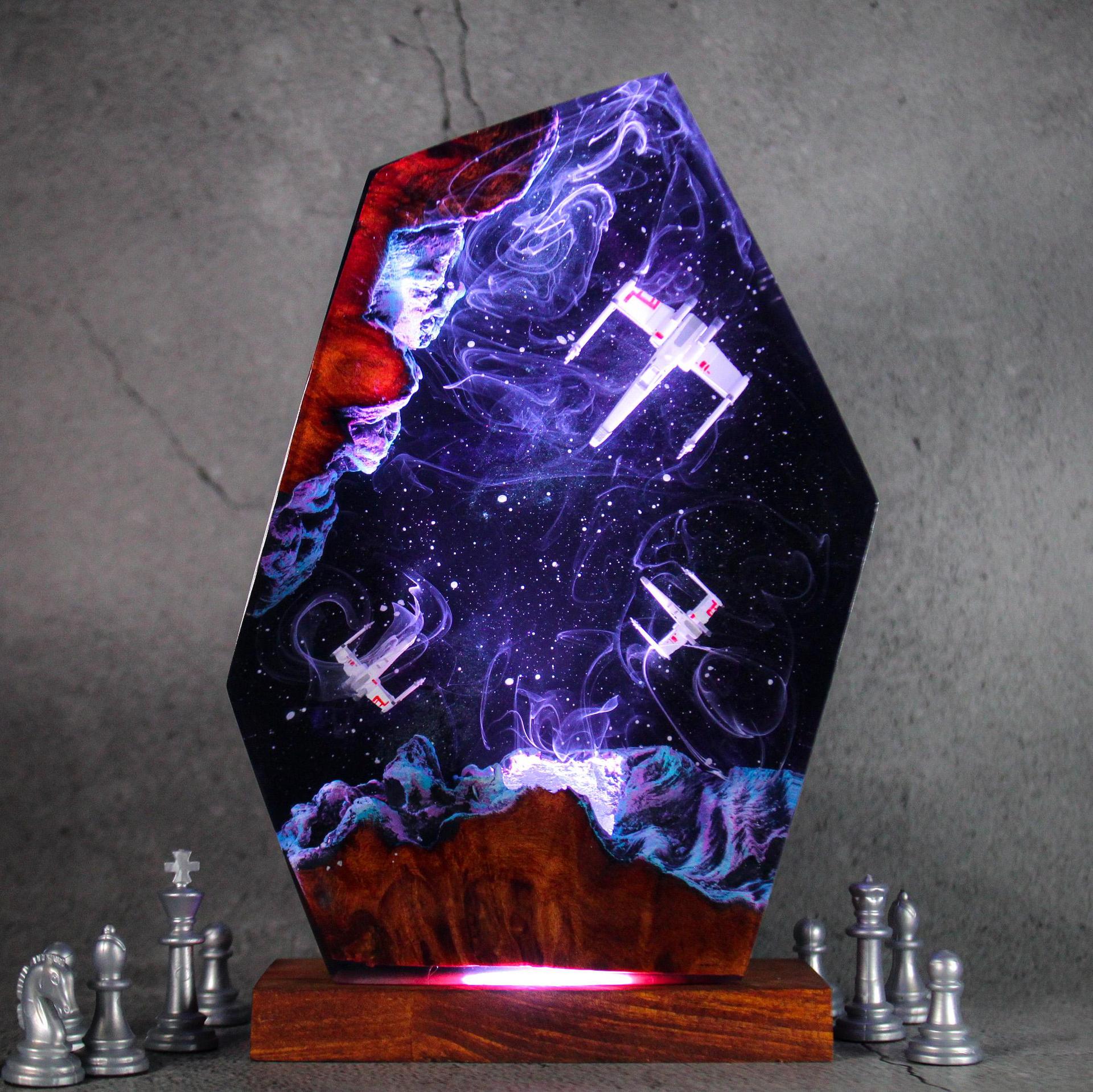 Lighting Table Decor - Customized Items Resin Table Light Interstellar