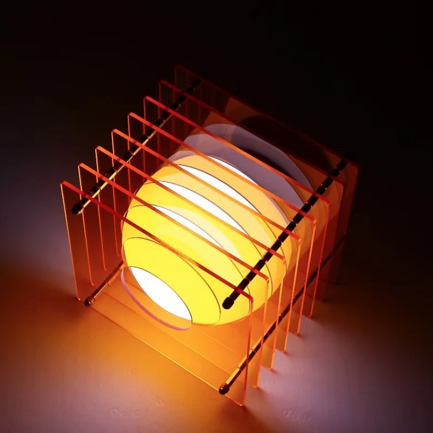 Lighting Decor Ideas - DIY Moon Lamp Acrylic Thousand Layer
