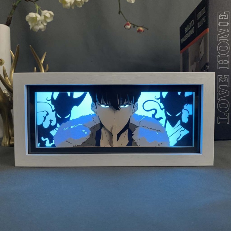 Lighting Decor Photos - Solo Leveling Around Figures, Animation Paper