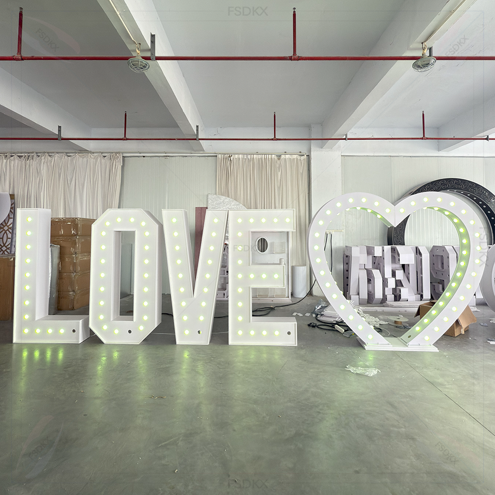 Light Up Letters Marquee - Customized Size Logo Large Giant Lights