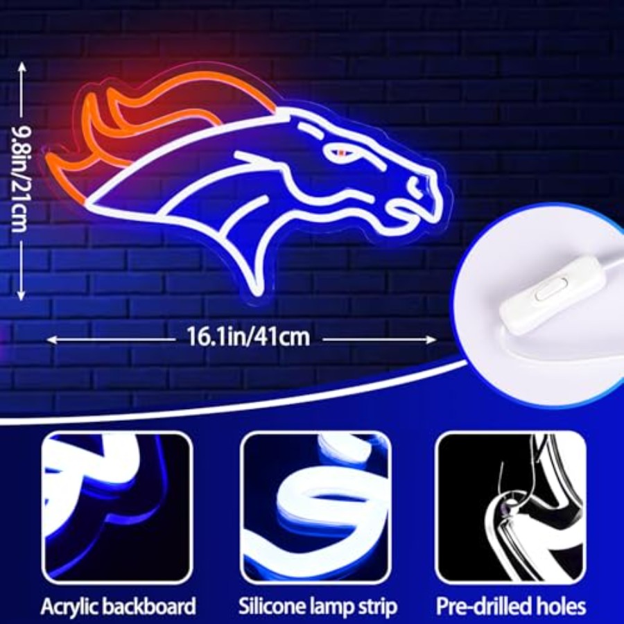 Football Neon Sign for Wall De - Garage Lighting Decor 리뷰 및 가격
