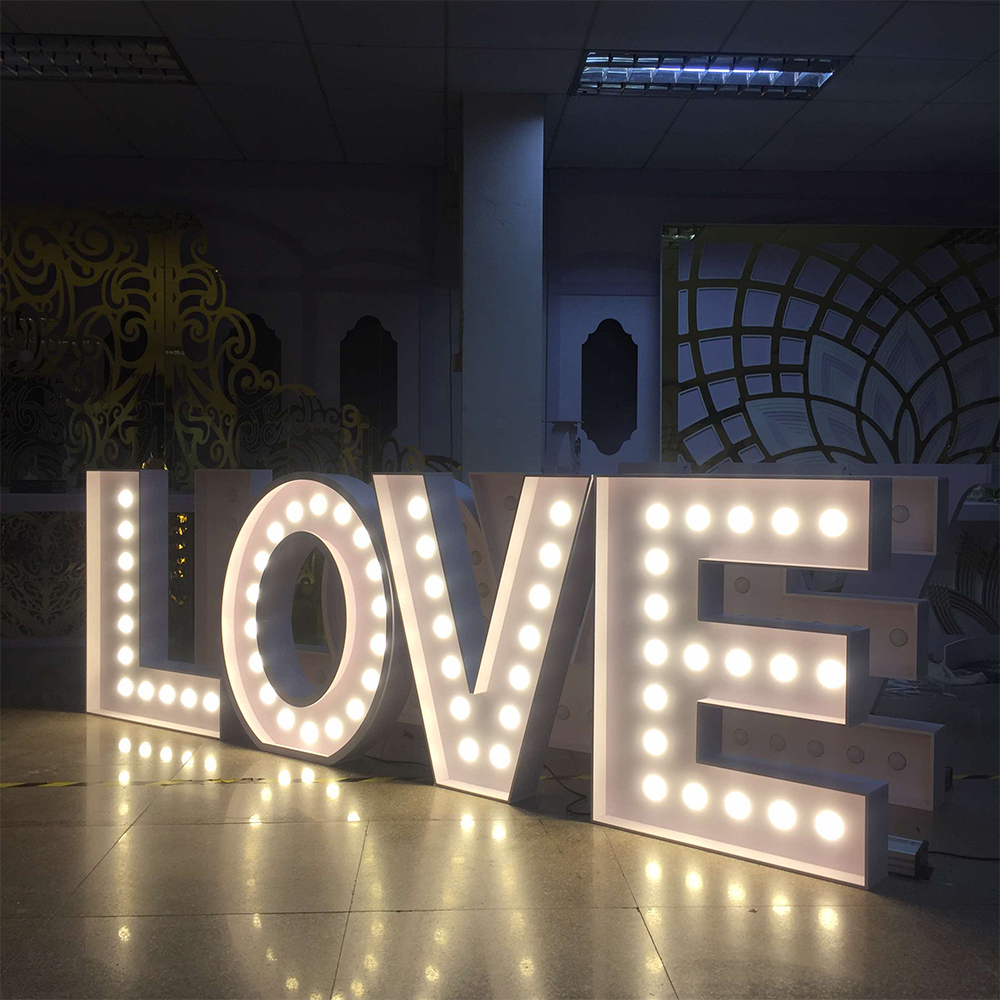 Hot Sales Support Oem Outdoor  - Light Up Letters Marquee 리뷰 및 가격
