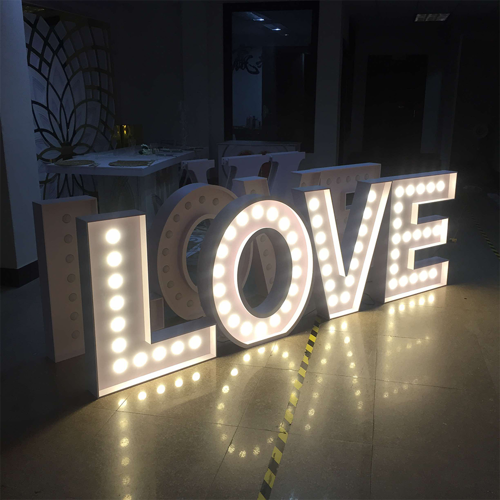 Hot Sales Support Oem Outdoor  - Light Up Letters Marquee 리뷰 및 가격