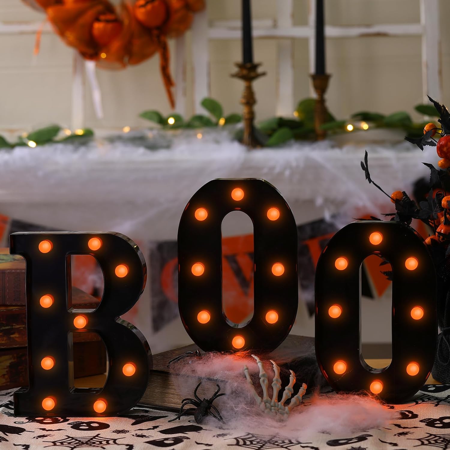 Halloween Decorations-3 LED Ma - Light Up Letters Marquee 리뷰 및 가격