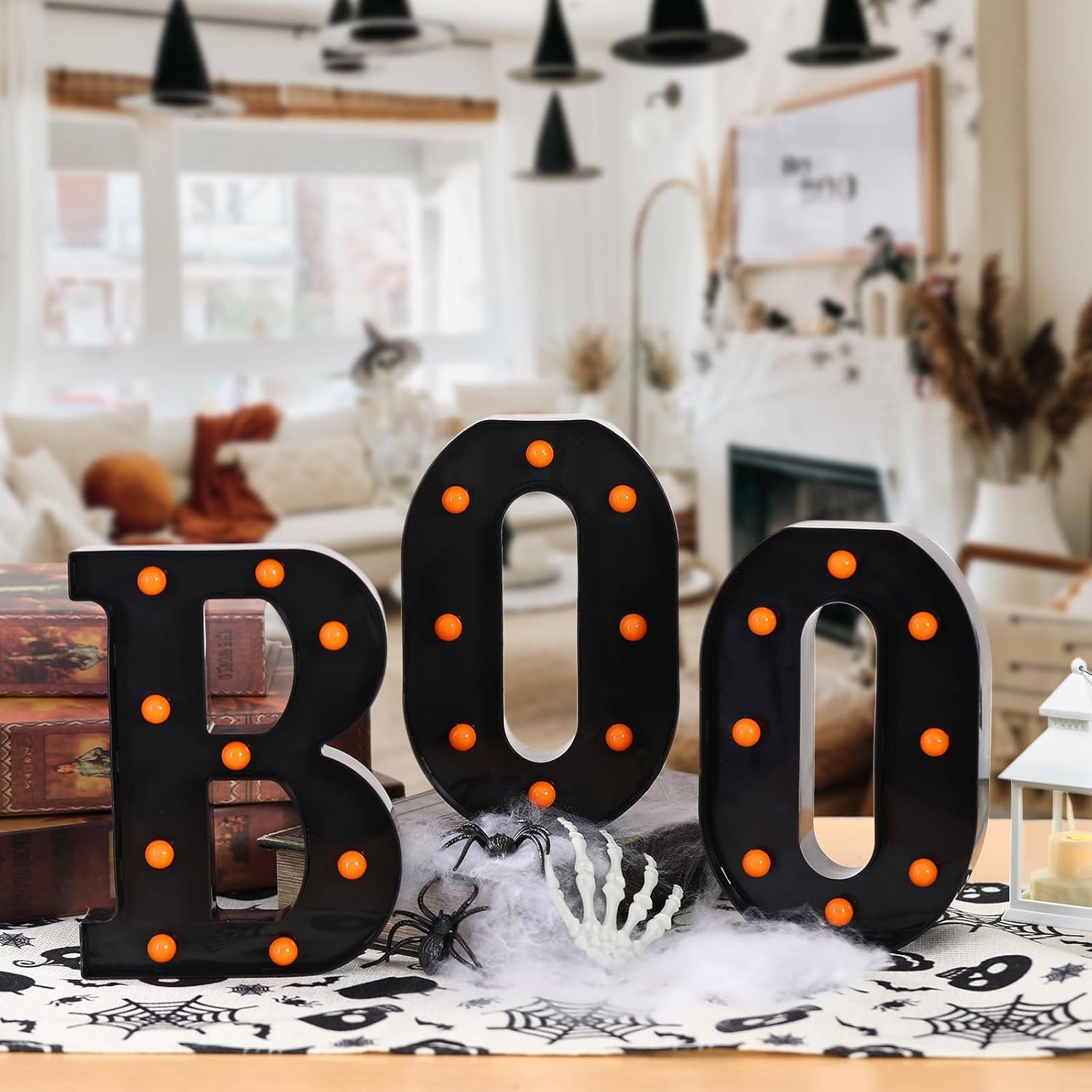 Halloween Decorations-3 LED Ma - Light Up Letters Marquee 리뷰 및 가격
