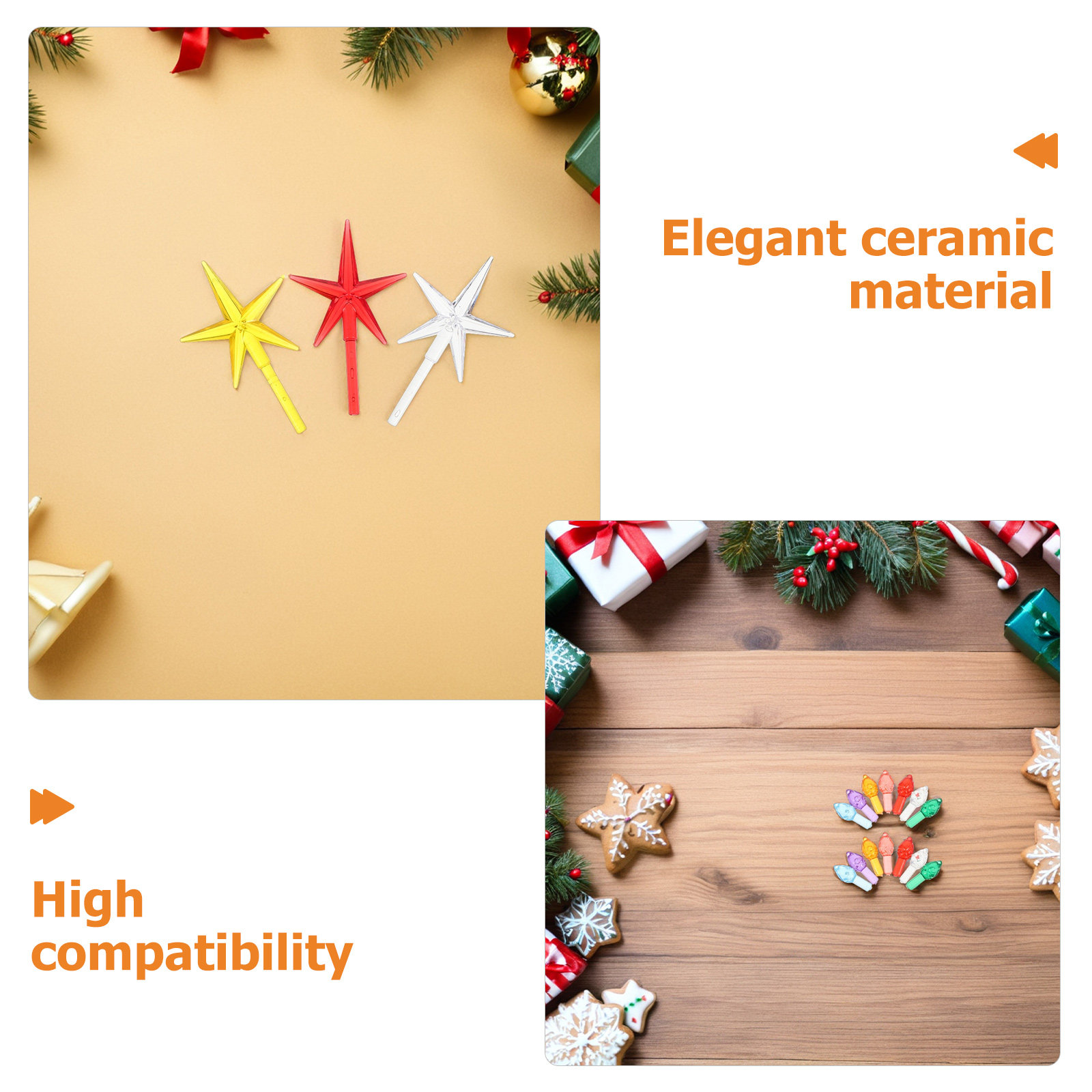 206Pcs Ceramic Christmas Tree  - Pendant Lighting Christmas Decor 리뷰 및 가격