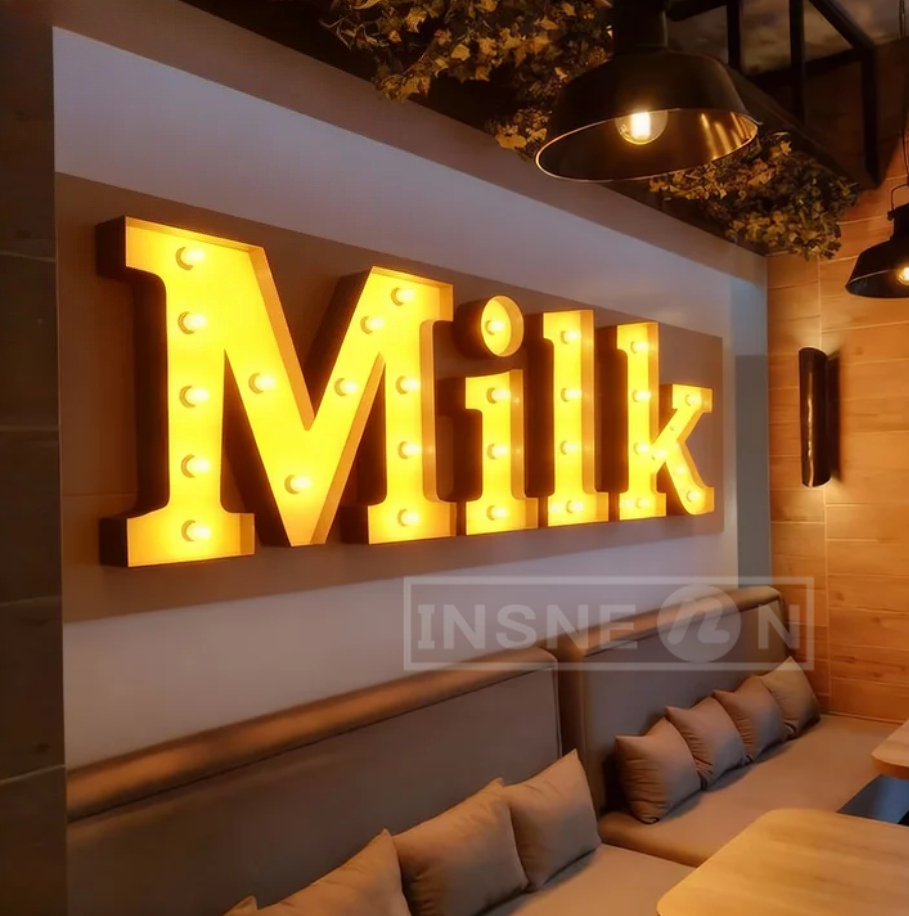 Custom Metal Vintage Light Bul - Light Up Letters Marquee 리뷰 및 가격