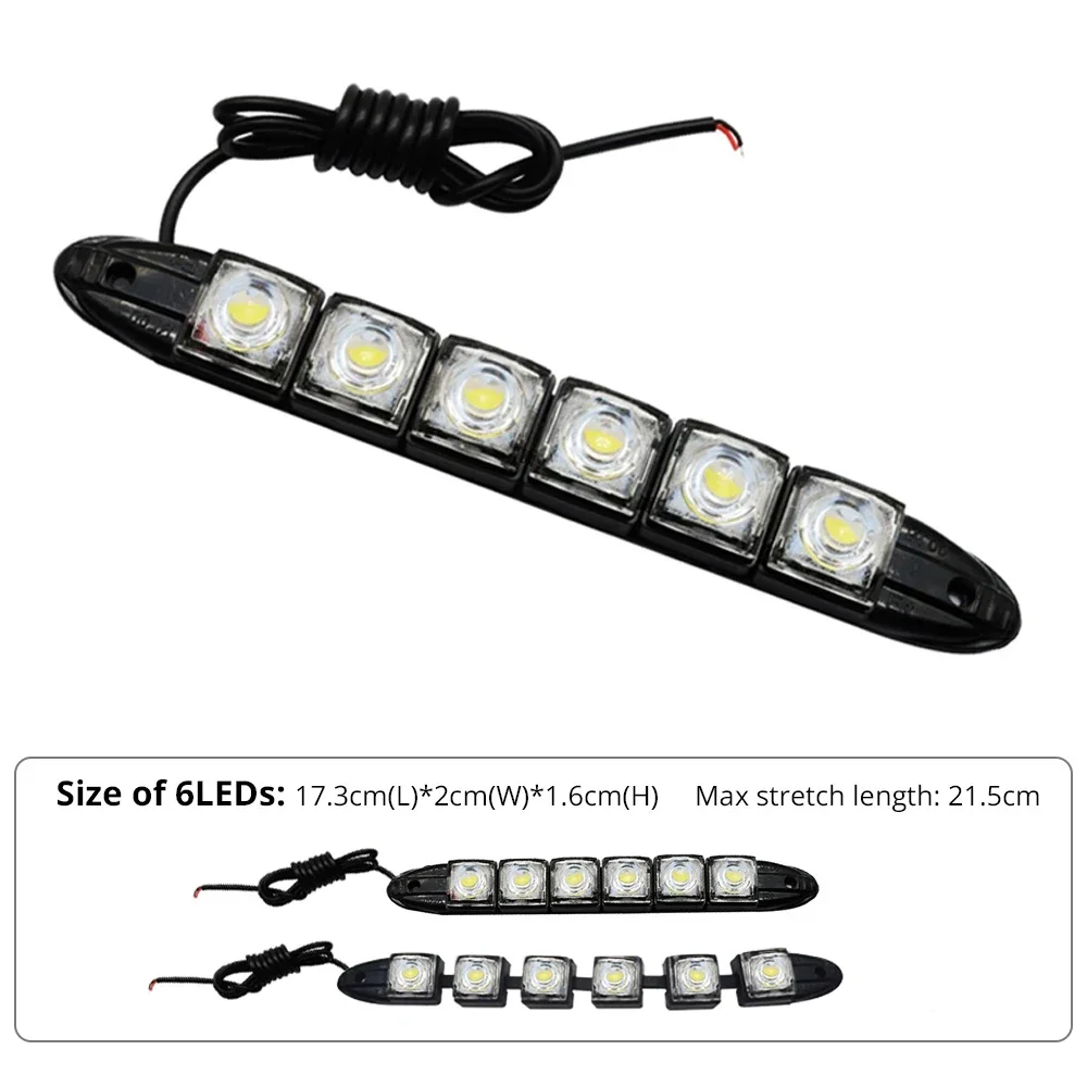 2PCS LED Waterproof DRL Light  - Lighting Decor Ideas 리뷰 및 가격