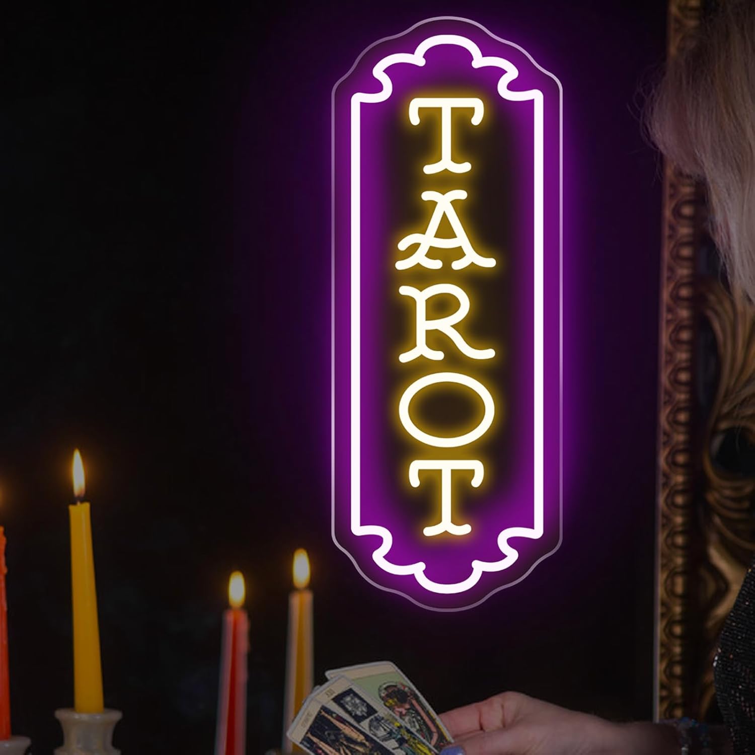 Tarot Neon Sign USB Powered My - Lighting Decor Ideas 리뷰 및 가격