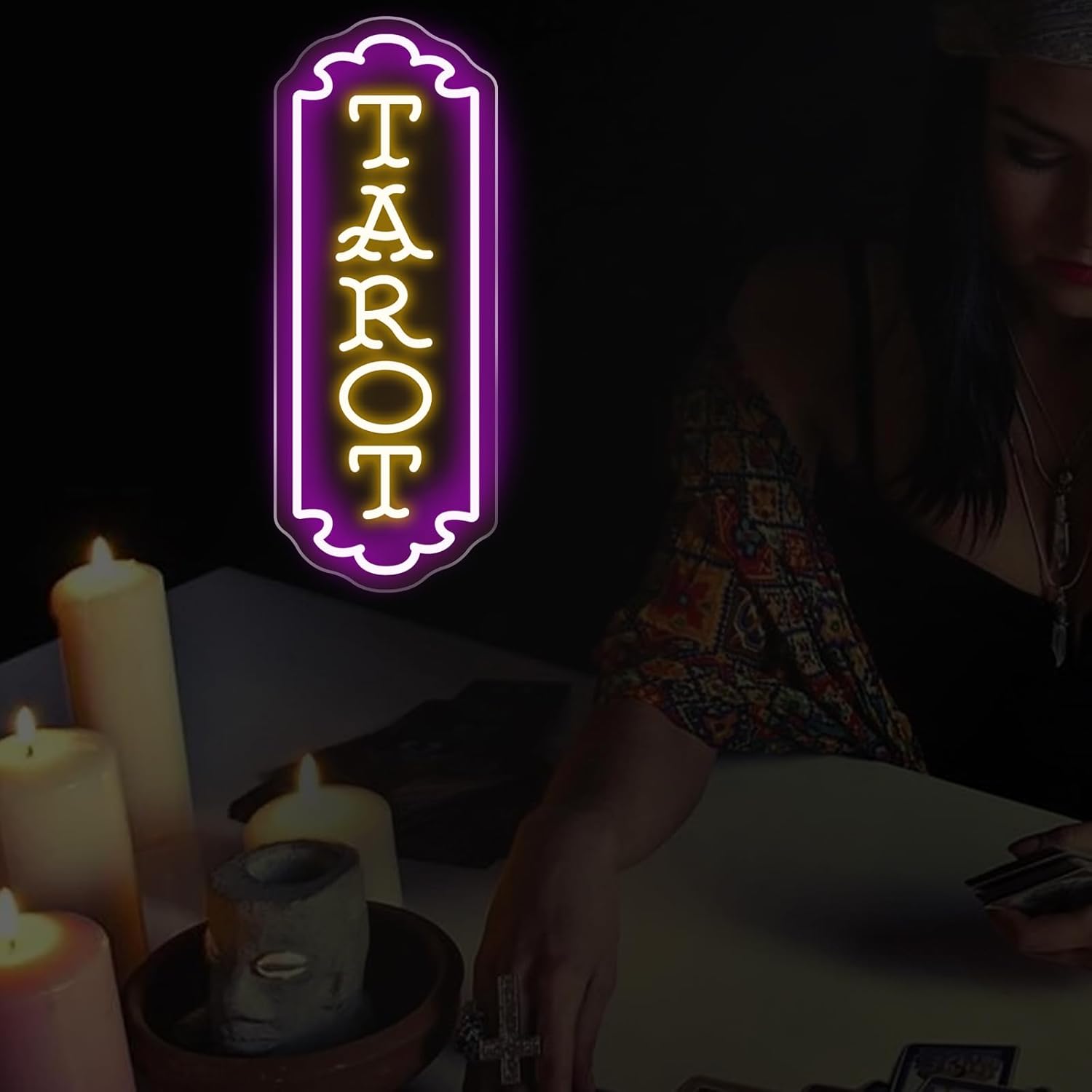 Tarot Neon Sign USB Powered My - Lighting Decor Ideas 리뷰 및 가격