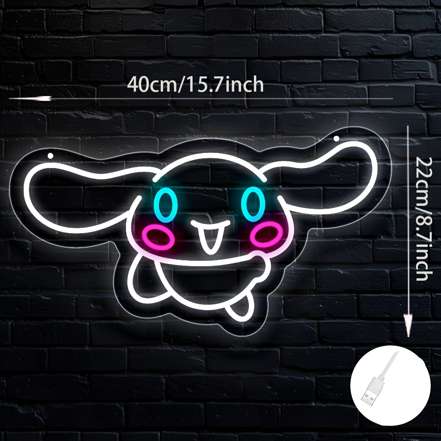 Cute Rabbit Neon Light Sign US - Bedroom Lighting Decor Ideas 리뷰 및 가격
