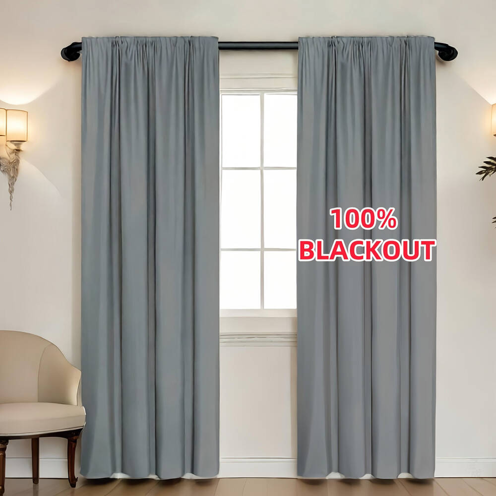 1pc 100% Blackout Curtain with - Lighting Decor Ideas 리뷰 및 가격