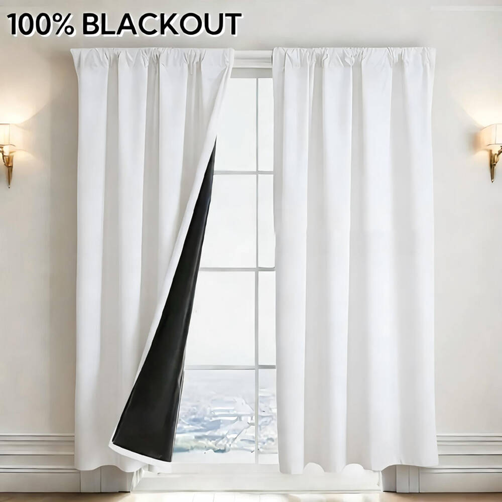 1pc 100% Blackout Curtain with - Lighting Decor Ideas 리뷰 및 가격
