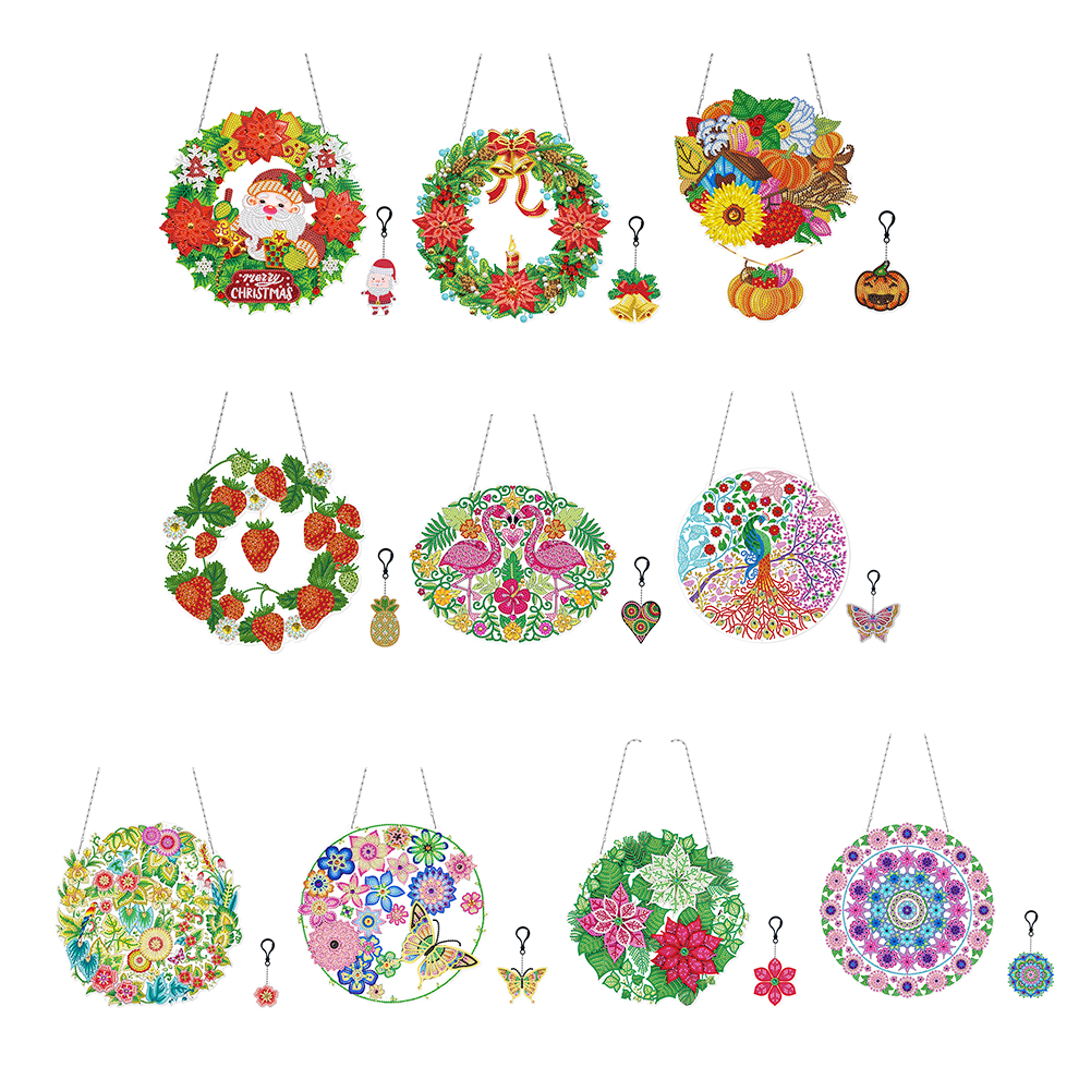 Christmas Wreath with LED Ligh - Pendant Lighting Christmas Decor 리뷰 및 가격