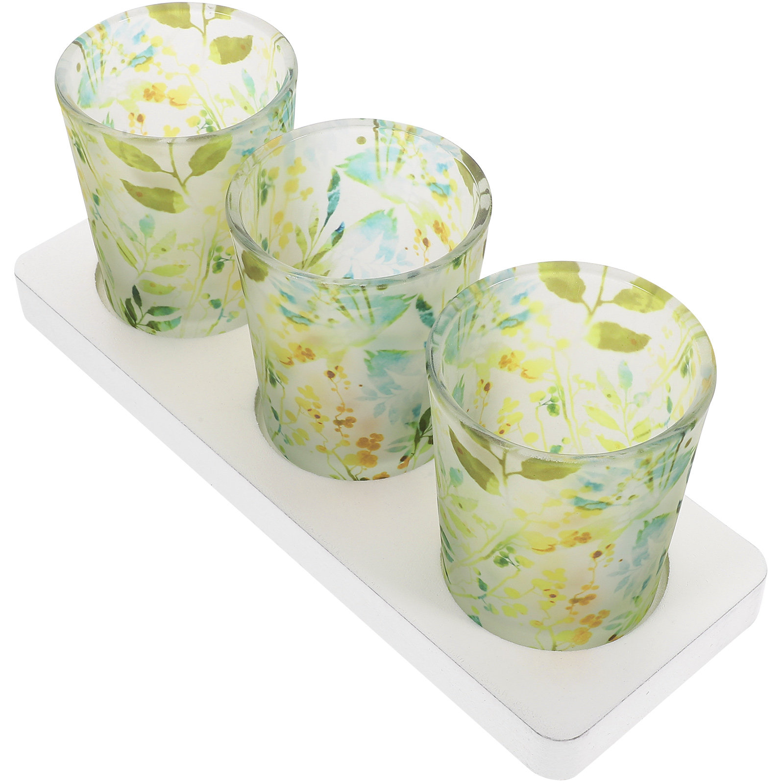 3 Pcs C Holders Glass Scented  - Lighting Decor Inc 리뷰 및 가격