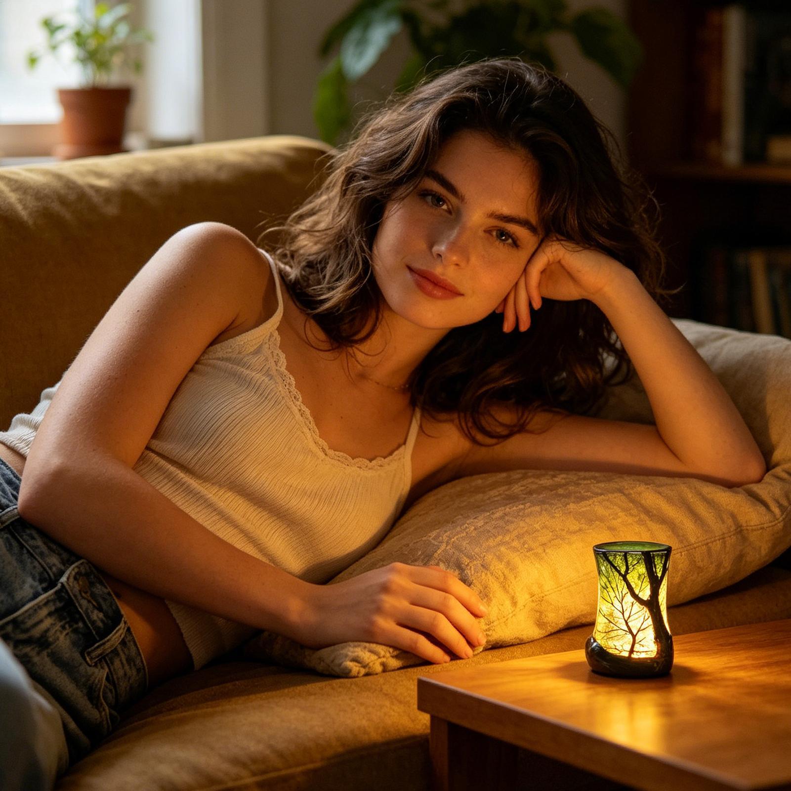 Bedside Table Lamp Forest Nigh - Lighting Table Decor 리뷰 및 가격