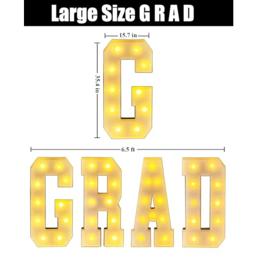 3Feet GRAD 2026 Numbers Kit fo - Light Up Letters Marquee 리뷰 및 가격