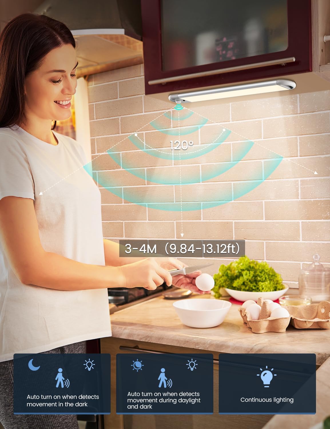 Motion Sensor Kitchen Light LE - Lighting Decor Inc 리뷰 및 가격