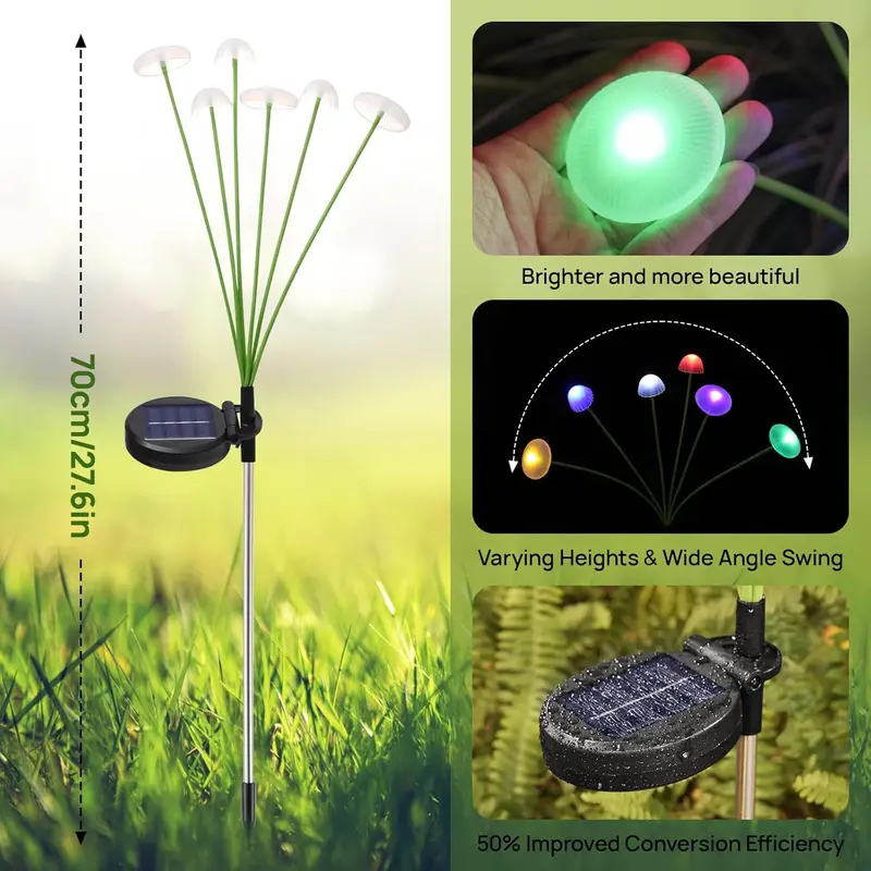 Solar Garden Lights Dual Mode  - Lighting Decor Ideas 리뷰 및 가격