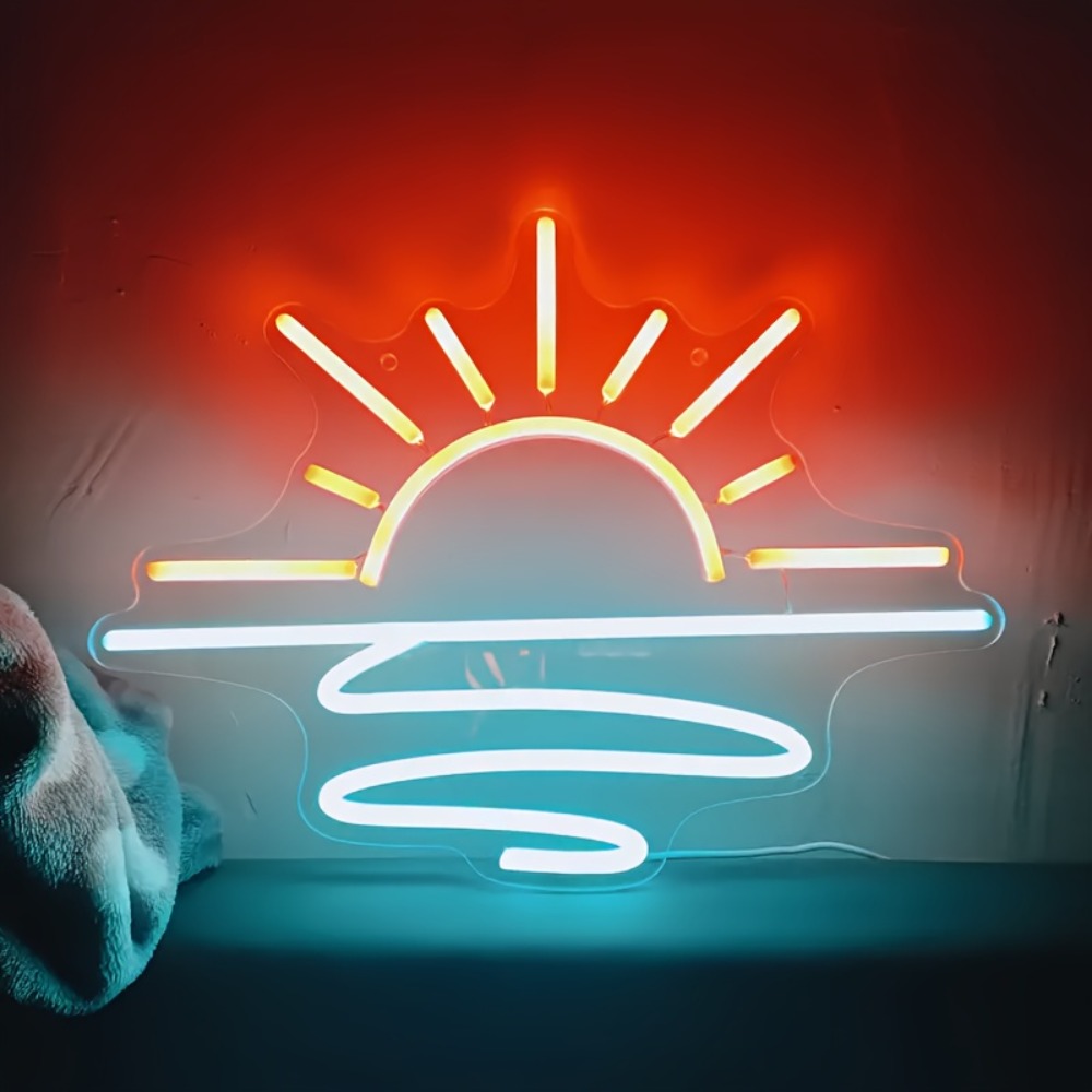 Sunrise&Sunset Neon Sign Light - Lighting Decor Sunrise 리뷰 및 가격