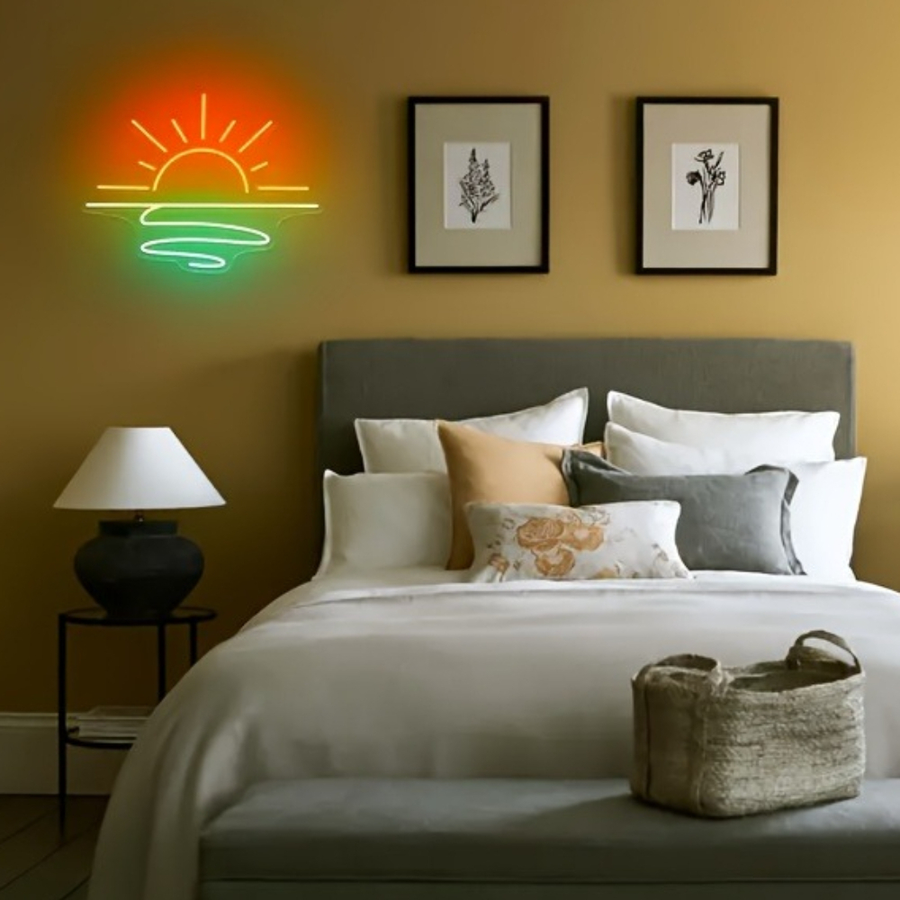 Sunrise&Sunset Neon Sign Light - Lighting Decor Sunrise 리뷰 및 가격