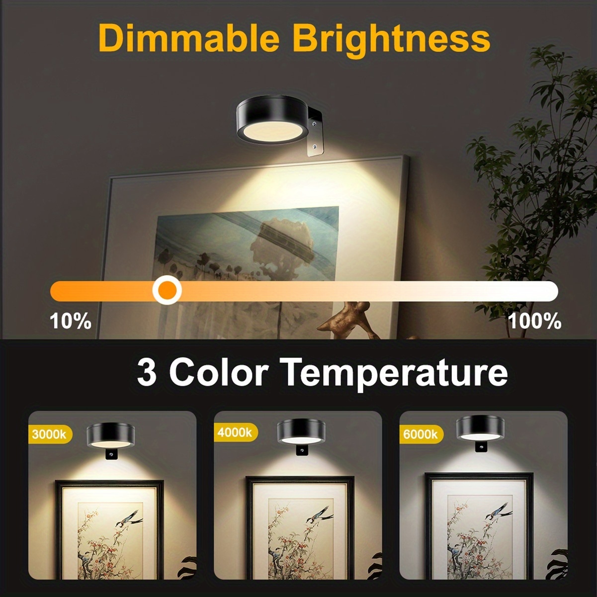 3/6pcs Battery- Magnetic Pictu - Lighting Gallery 리뷰 및 가격