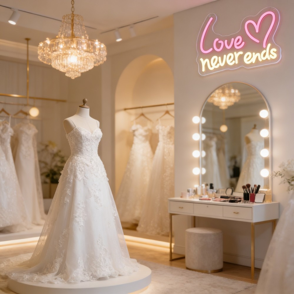 Love Never Ends LED Neon Sign  - Bedroom Lighting Decor Ideas 리뷰 및 가격
