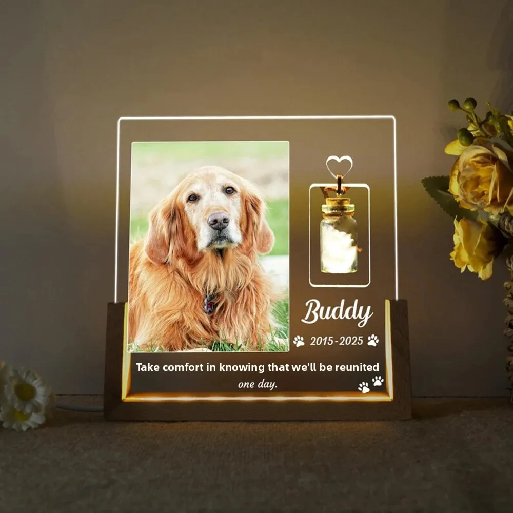 Custom Pet Memorial Night Ligh - Lighting Decor Photos 리뷰 및 가격