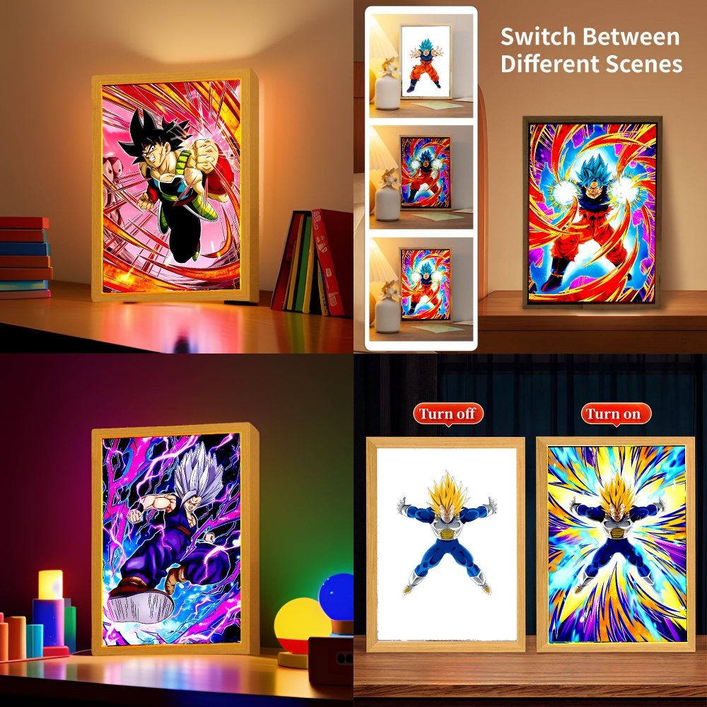 Dragon Ball Z Anime Figure Lig - Lighting Decor Photos 리뷰 및 가격