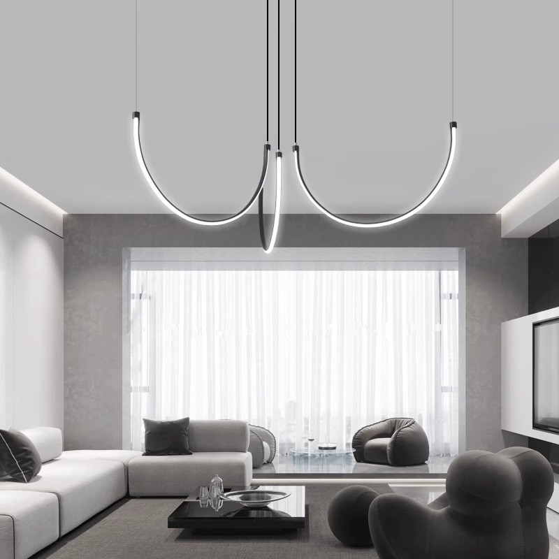 Nordic Minimalism Lines Led Ch - Decor Lighting Online 리뷰 및 가격