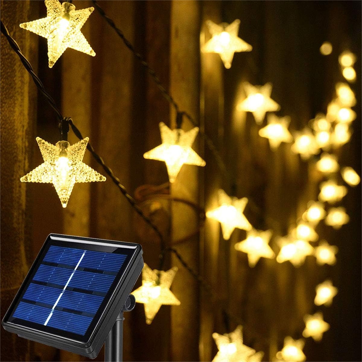 50ft 120 LED Solar Star Fairy  - String Light Outdoor 리뷰 및 가격
