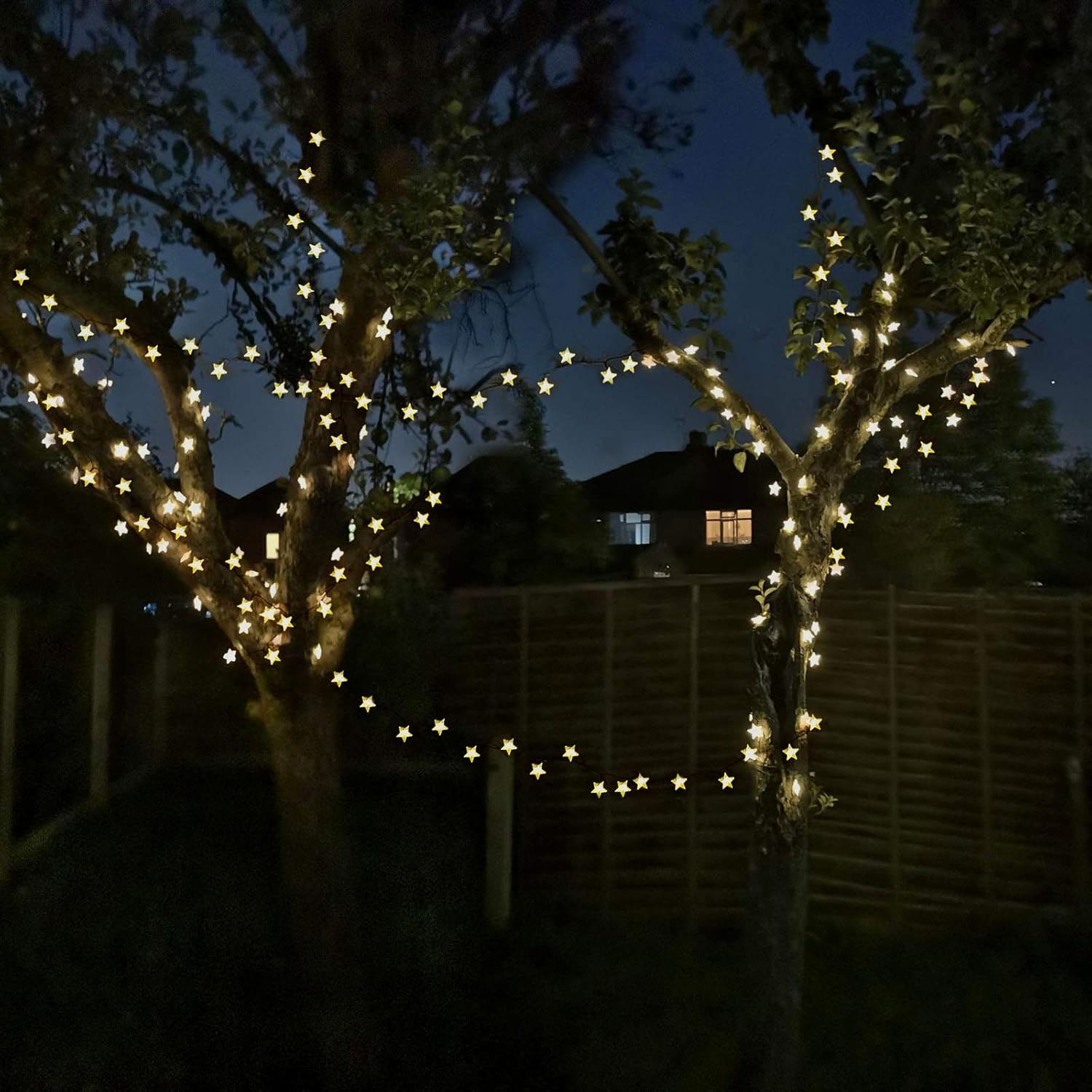 50ft 120 LED Solar Star Fairy  - String Light Outdoor 리뷰 및 가격