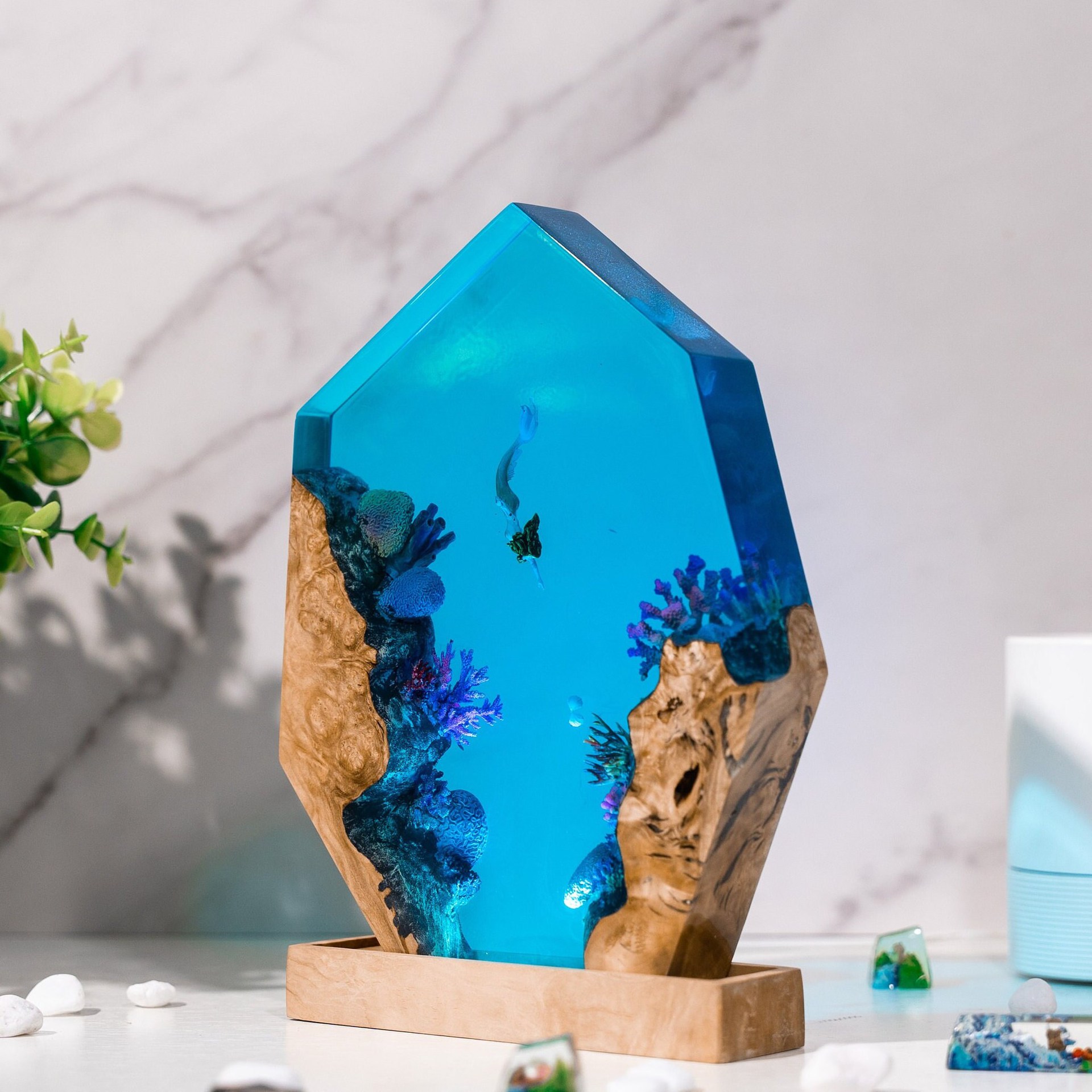 Customized Items Resin Table L - Lighting Table Decor 리뷰 및 가격