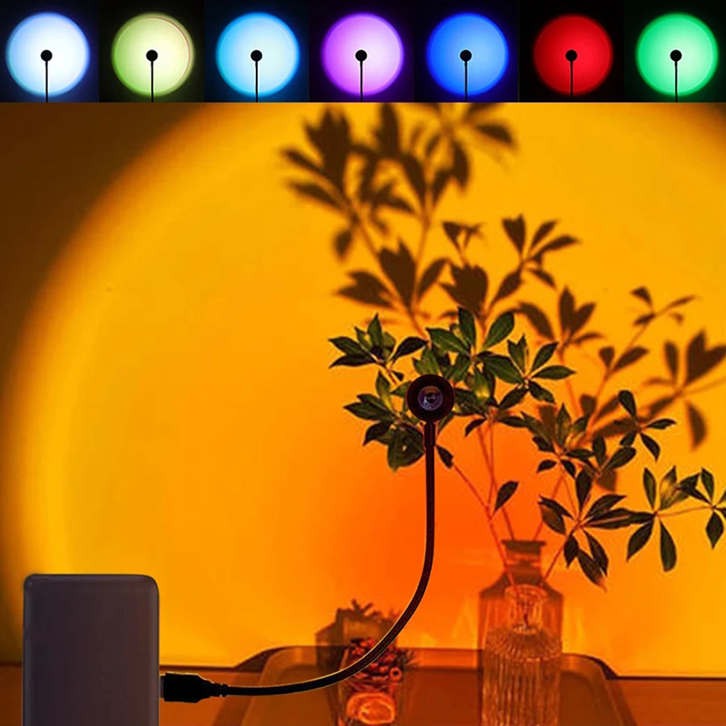 LED USB Sunset Lamp Projector  - Lighting Gallery 리뷰 및 가격