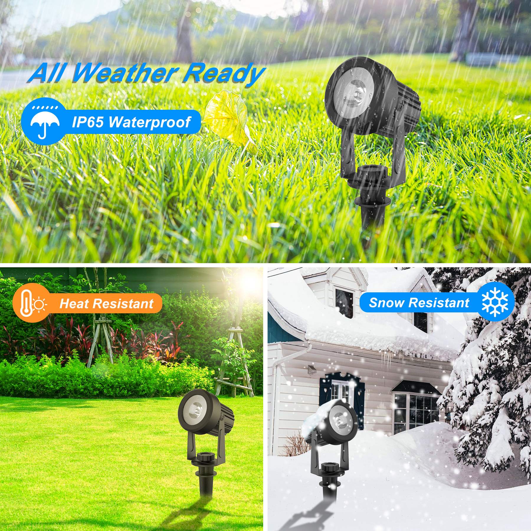 1/2/4/6 Lights RGB Solar Spotl - Lighting Decor Sunrise 리뷰 및 가격
