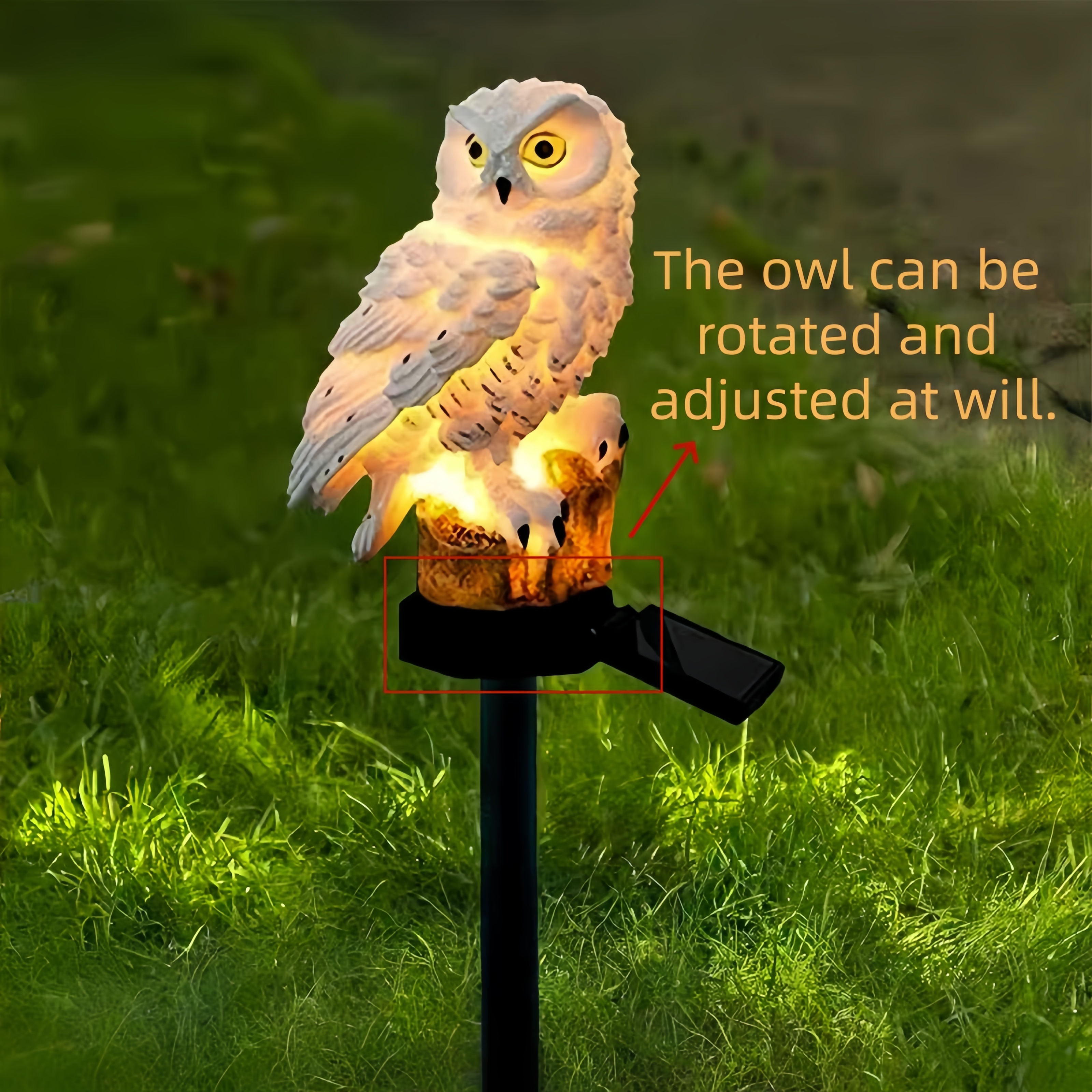Solar Owl Garden Stake Light O - String Light Outdoor 리뷰 및 가격