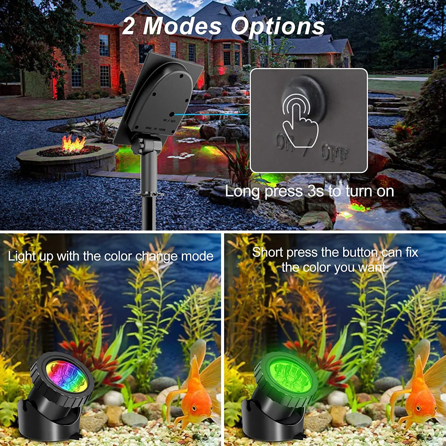 2/4/3/5 RGB Solar Light Outdoo - Lighting Decor Sunrise 리뷰 및 가격