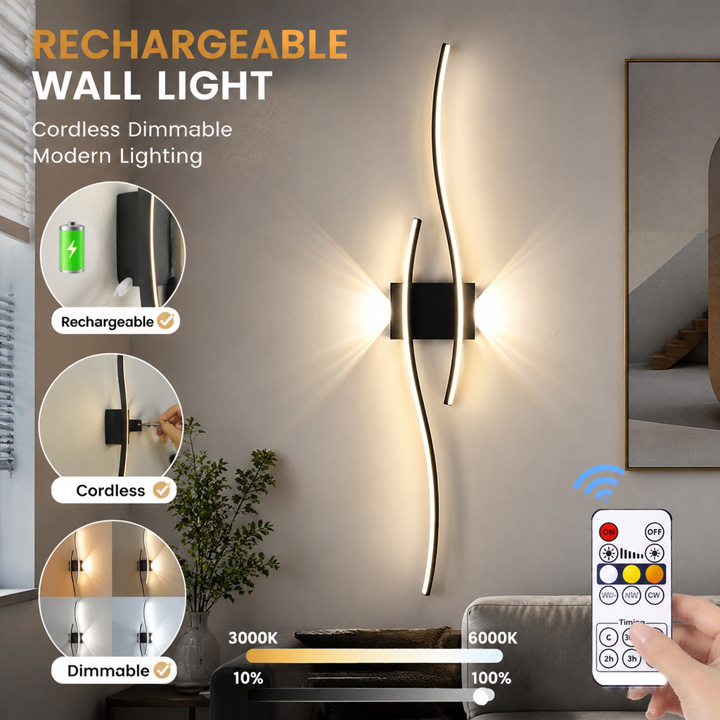 Modern LED Wireless Wall Sconc - Foyer Lighting Wall Decor 리뷰 및 가격