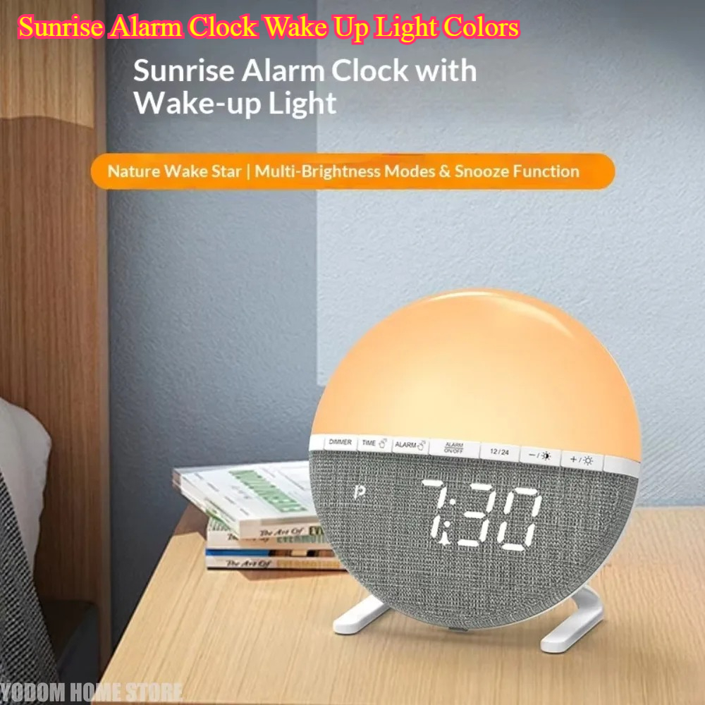 Sunrise Alarm Clock Wake Up Li - Lighting Decor Sunrise 리뷰 및 가격