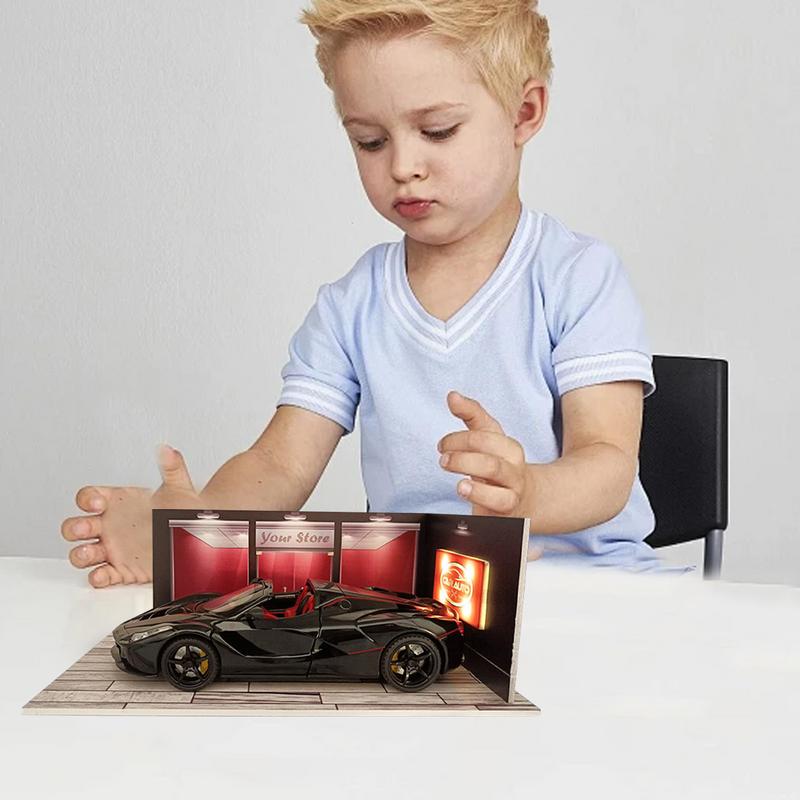 1:24 Scale Diecast Parking Gar - Garage Lighting Decor 리뷰 및 가격