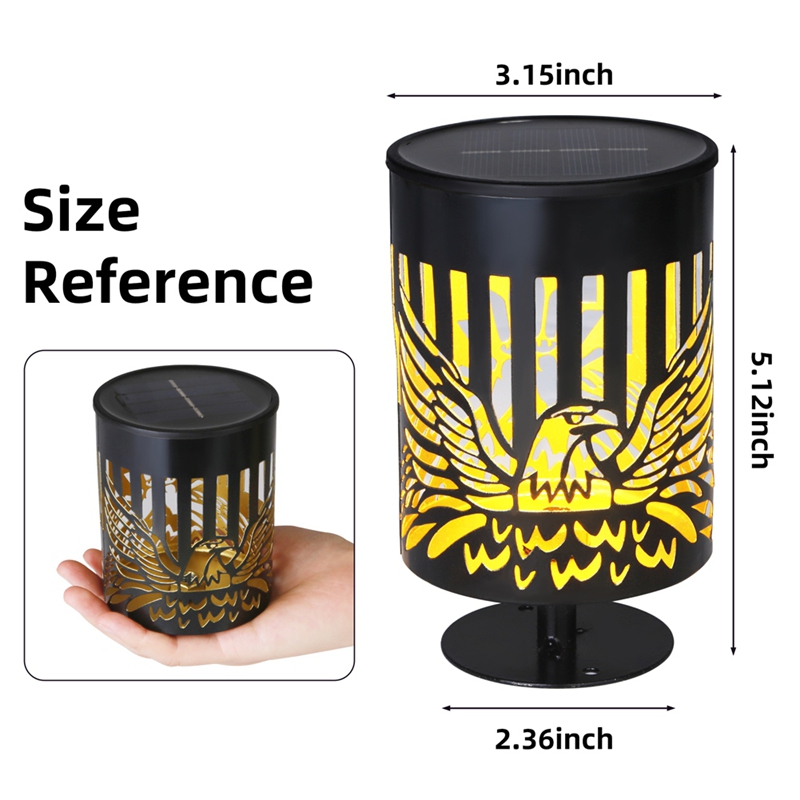 2 Pack Solar Fence Lights Meta - Lighting Decor Inc 리뷰 및 가격