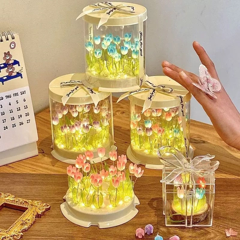 DIY Tulip Lamp Simulation Flow - Lighting Table Decor 리뷰 및 가격