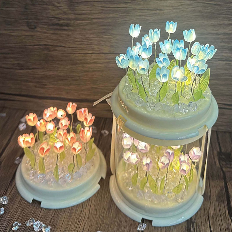 DIY Tulip Lamp Simulation Flow - Lighting Table Decor 리뷰 및 가격