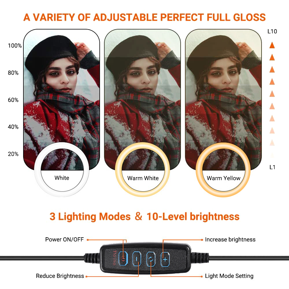 26cm 10 inch Led Ring Selfie L - Lighting Gallery 리뷰 및 가격