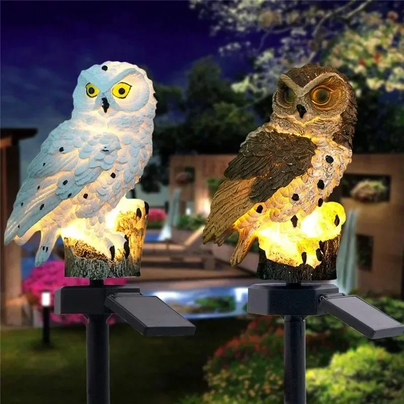 Solar Owl Statue Garden Light  - String Light Outdoor 리뷰 및 가격
