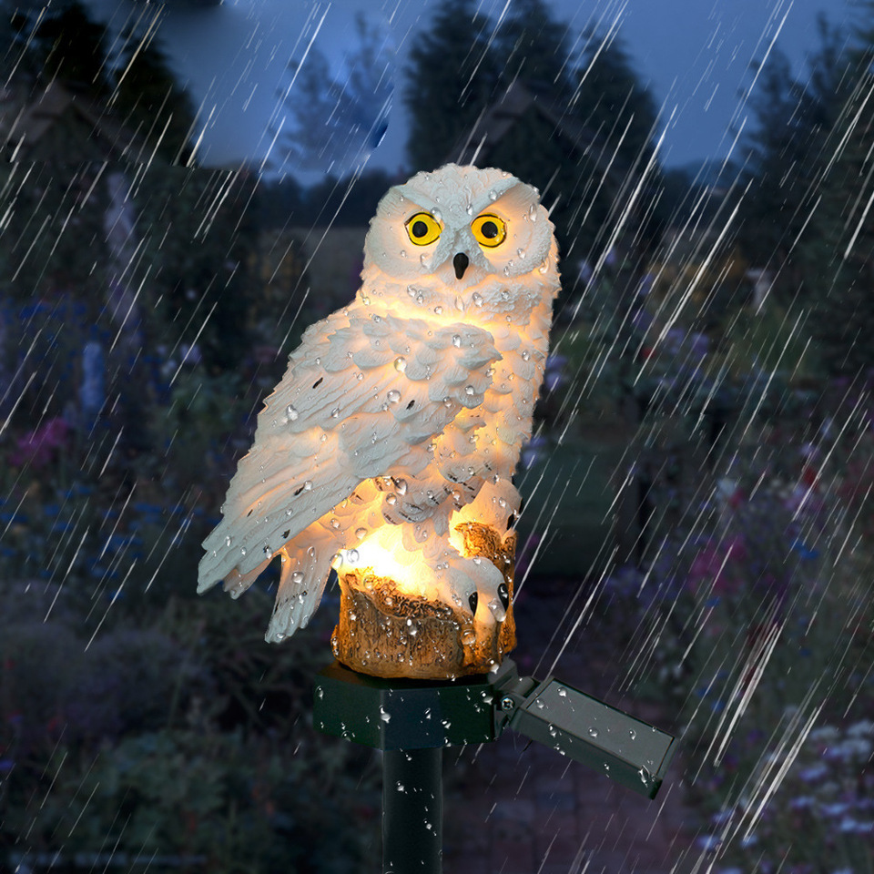 Solar Owl Statue Garden Light  - String Light Outdoor 리뷰 및 가격