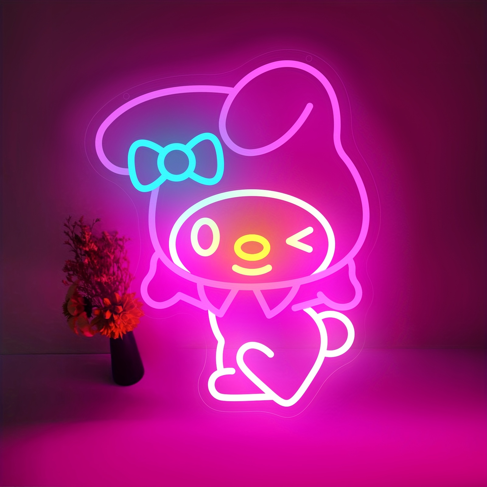 My Melody Neon Sign for Wall D - Bedroom Lighting Decor Ideas 리뷰 및 가격
