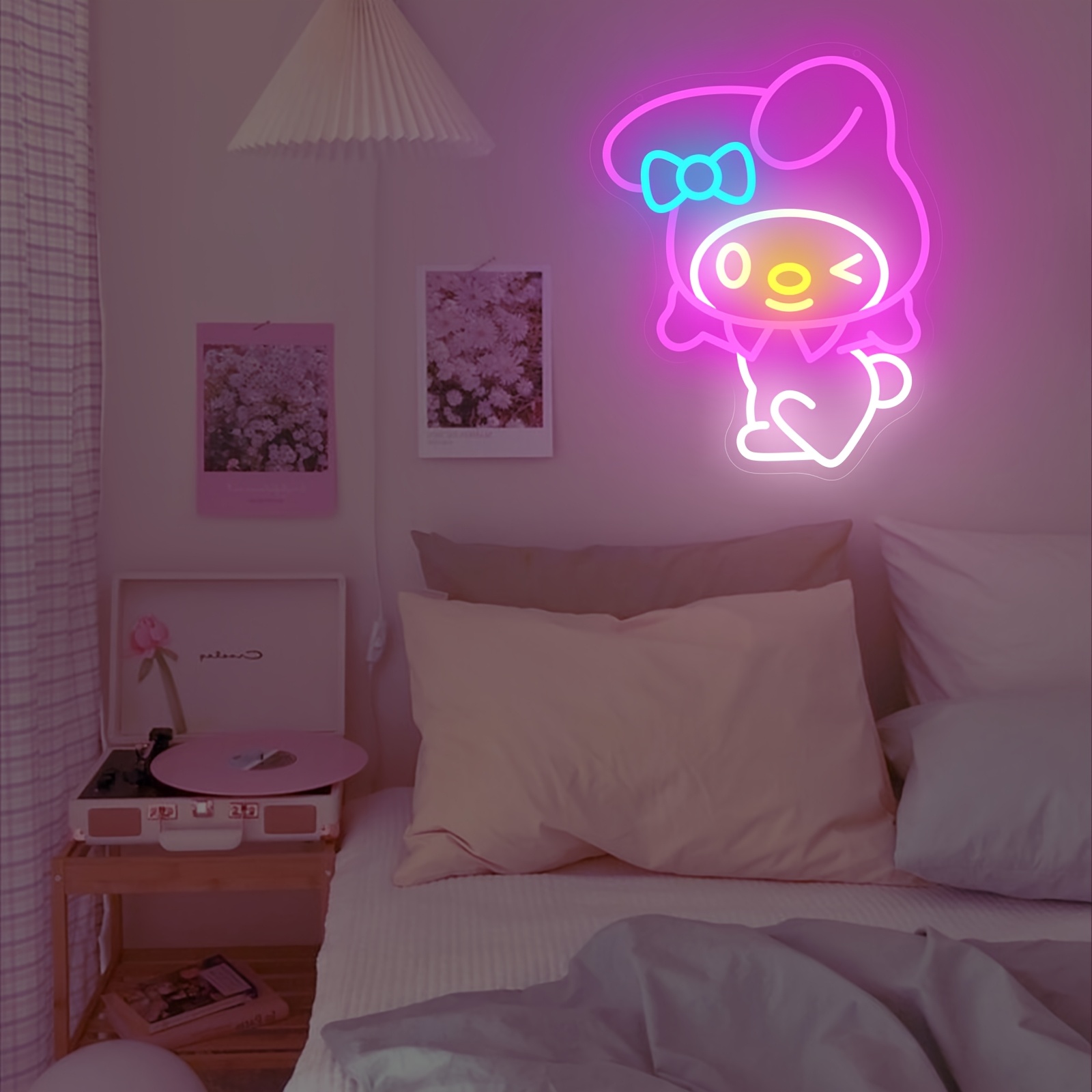 My Melody Neon Sign for Wall D - Bedroom Lighting Decor Ideas 리뷰 및 가격